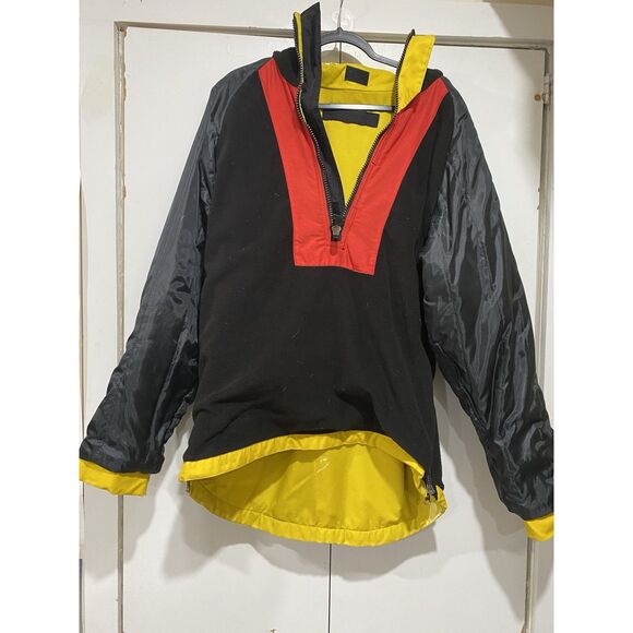 Jordan Grand Prix Jacket Men Large Yellow Black Half Zip Benson Hedges FLAWS - Picture 16 of 16